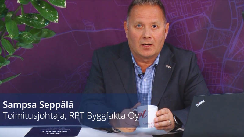 Sampsa Seppälä,  RPT Byggfakta Oy 